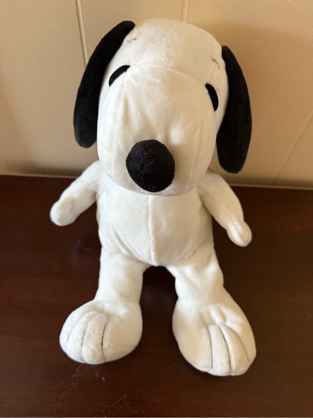 White Snoopy Plush Stuffed Animal. Nose Is Unsown In A Spot. See Pictures. About